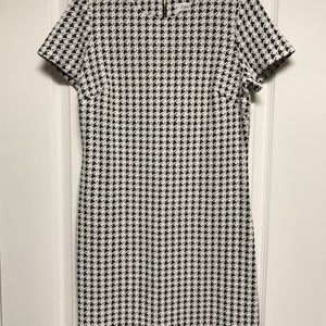Calvin Klein petite houndstooth sheath dress.